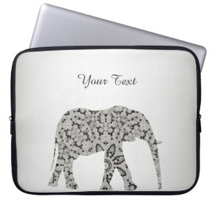 Decorative Elephant Laptop Sleeve