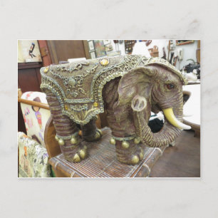 Decorative Elephant Postcard