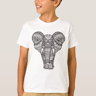 Decorative Elephant Style T-Shirt