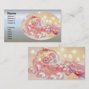 Decorative Embroidery Ornament Business Card