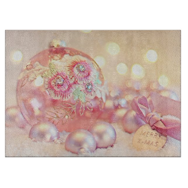 Decorative Embroidery Ornament Cutting Board (Front)