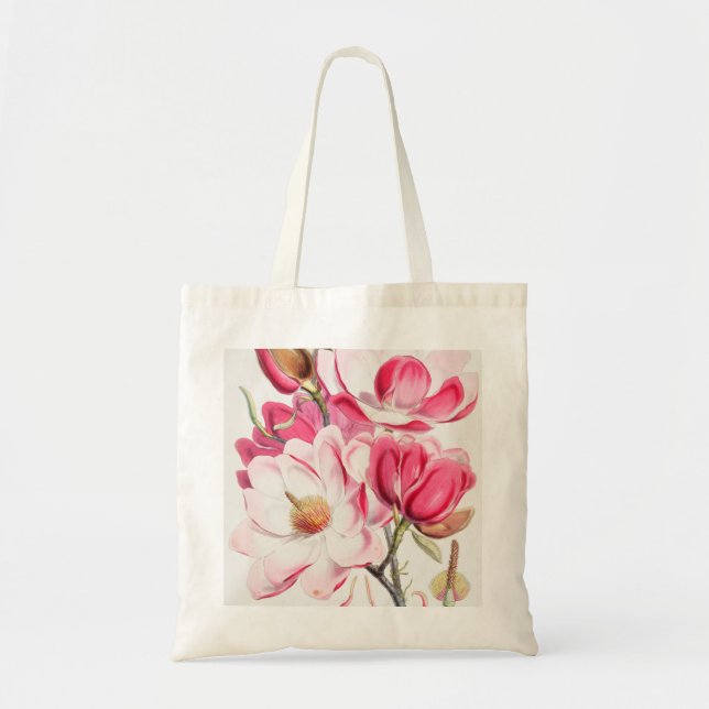 Decorative exotic plants tote bag (Front)