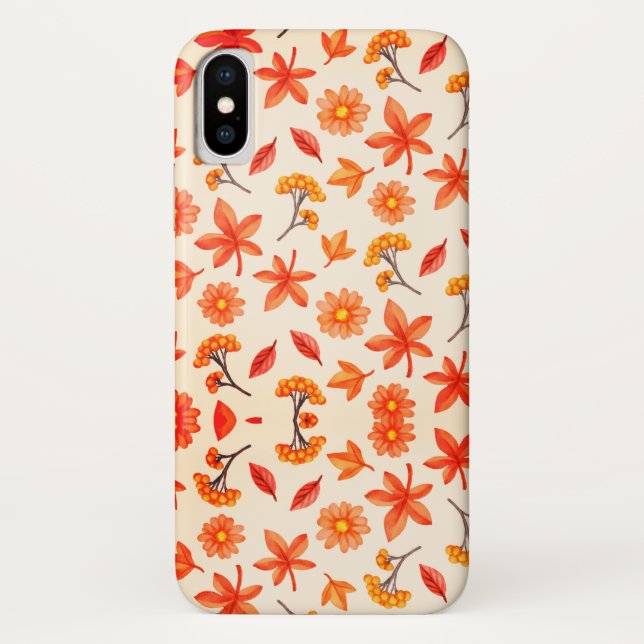 Decorative Fall Case-Mate iPhone Case (Back)