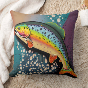 Decorative Fishing Throw Pillow for a Cosy Decor