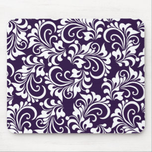 decorative floral background mouse mat