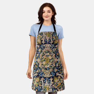 Decorative Floral Carpet Pattern Apron