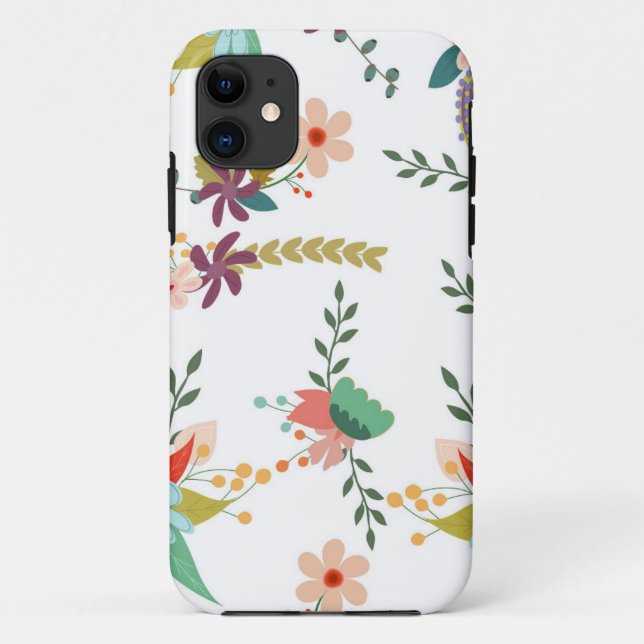 Decorative Floral  Case-Mate iPhone Case (Back)