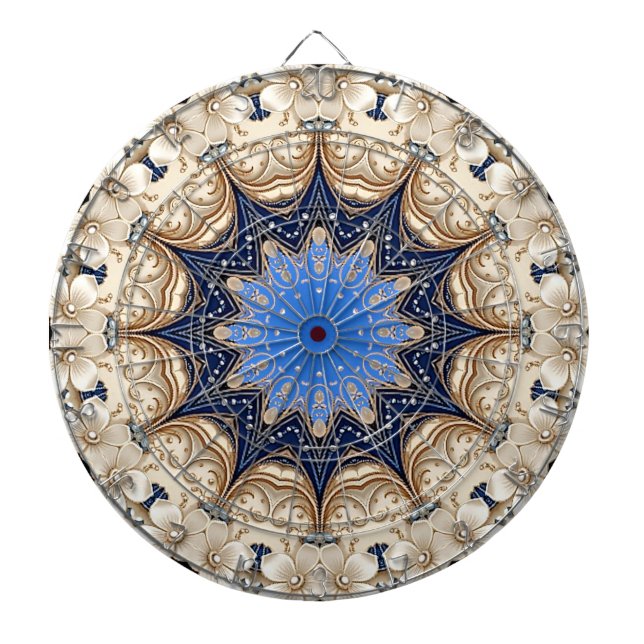 Decorative Floral Dartboard (Front)