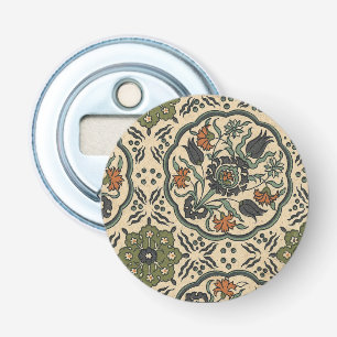 Decorative Floral Persian Tile Design Bottle Opener