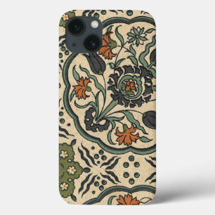 Decorative Floral Persian Tile Design iPhone 13 Case