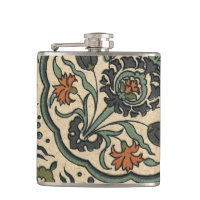 Decorative Floral Persian Tile Design