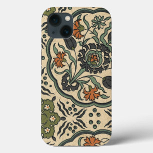 Decorative Floral Persian Tile Design iPhone 13 Case