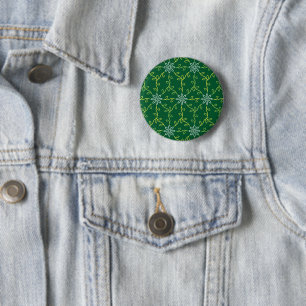 Decorative Floral Seamless Pattern 6 Cm Round Badge