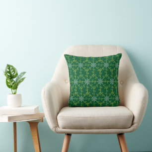 Decorative Floral Seamless Pattern Cushion