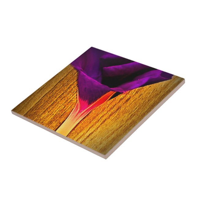 Decorative Floral Tile (Side)