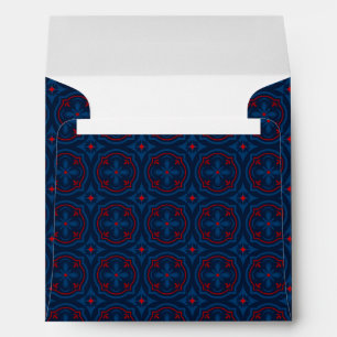 Decorative Floral Tile Pattern Envelope