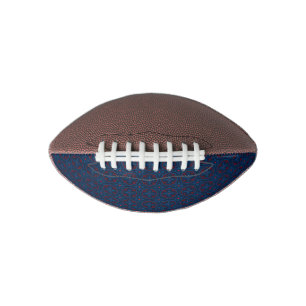 Decorative floral tiles pattern american football