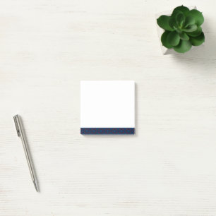 Decorative floral tiles pattern post-it notes