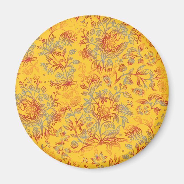 Decorative flowers 16 magnet (Front)