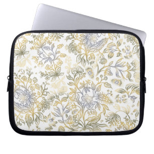 Decorative flowers 17 laptop sleeve