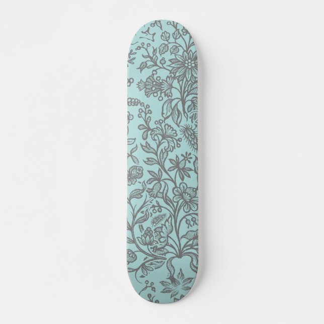 Decorative flowers 7 skateboard (Front)