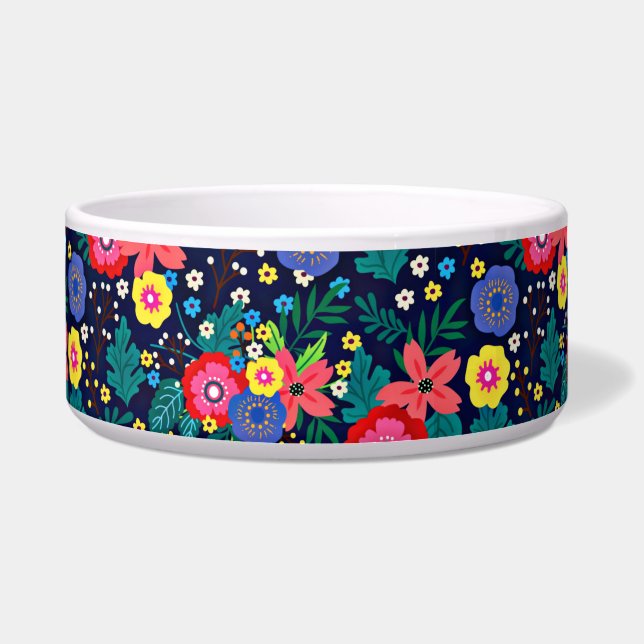 Decorative Flowers And Leaves Pattern-48675 (Front)