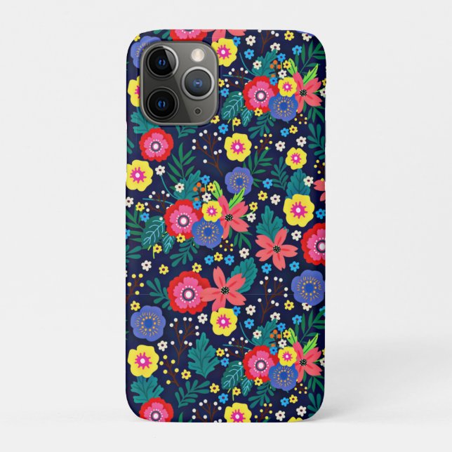 Decorative Flowers And Leaves Pattern-48675 Case-Mate iPhone Case (Back)