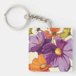 Decorative Flowers Key Ring