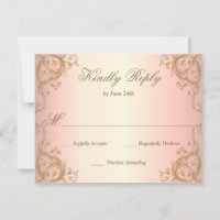 Decorative Frame Border Rose Gold