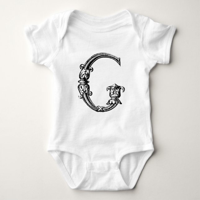 DECORATIVE G BABY BODYSUIT (Front)
