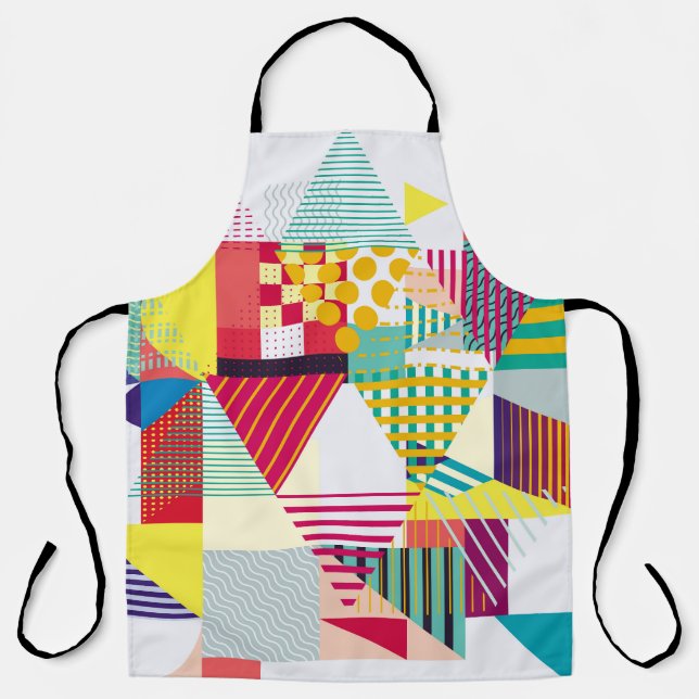 Decorative geometric, abstract seamless pattern. apron (Front)
