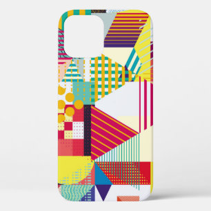 Decorative geometric, abstract seamless pattern. iPhone 12 case