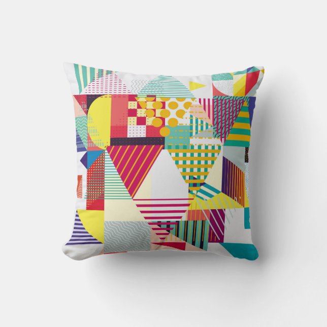Decorative geometric, abstract seamless pattern. cushion (Front)