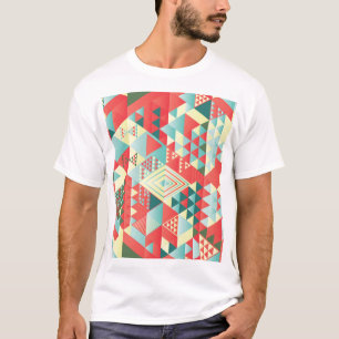 Decorative geometric, abstract, vintage elements. T-Shirt