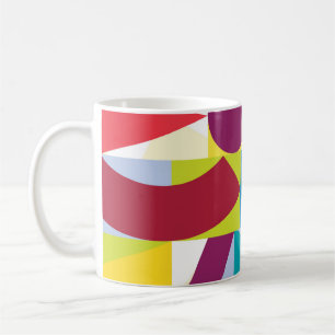 Decorative Geometric Abstract Vintage Pattern Coffee Mug