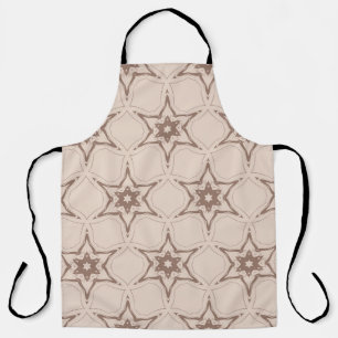 Decorative geometric floral pattern. Seamless vint Apron