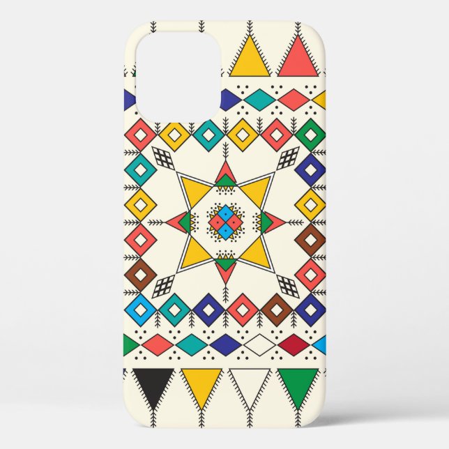 Decorative geometric repeating pattern inspired by Case-Mate iPhone case (Back)