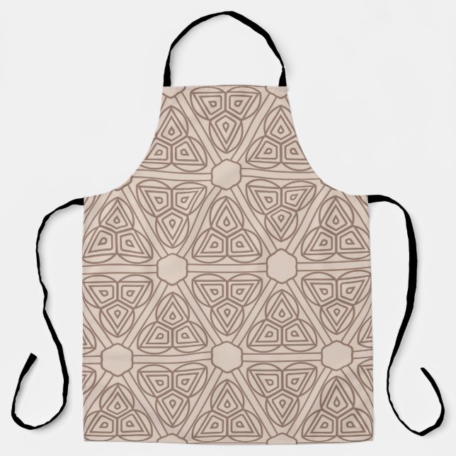 decorative geometric seamless pattern. illustratio apron (Front)