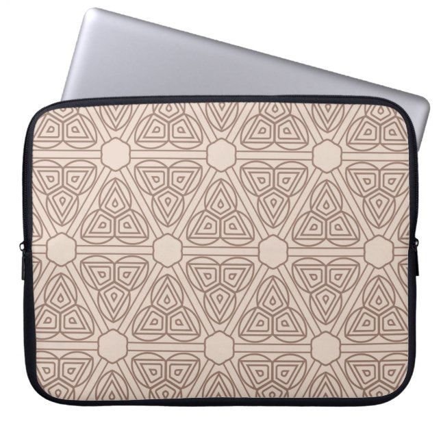 decorative geometric seamless pattern. illustratio laptop sleeve (Front)