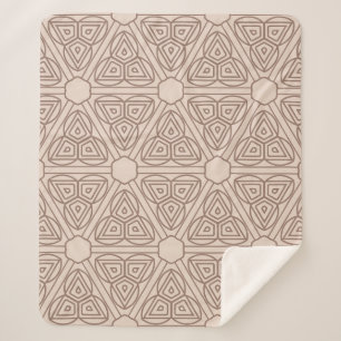 decorative geometric seamless pattern. illustratio sherpa blanket