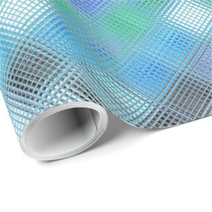 Decorative Geometric Tiles Mosaic Pattern #11 Wrapping Paper