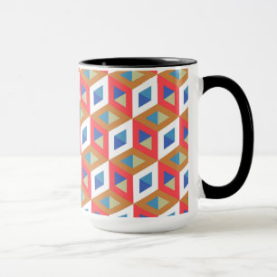 Decorative Geometric Tiles Mosaic Pattern #7 Mug