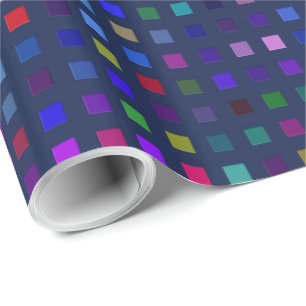 Decorative Geometric Tiles Mosaic Pattern #7 Wrapping Paper