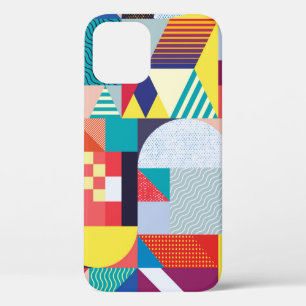 Decorative Geometric: Vintage Abstract Pattern. iPhone 12 Case