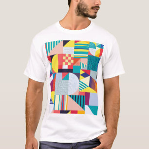 Decorative Geometric: Vintage Abstract Pattern. T-Shirt