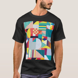 Decorative Geometric: Vintage Abstract Pattern. T-Shirt