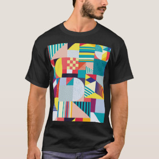 Decorative Geometric: Vintage Abstract Pattern. T-Shirt