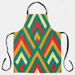 Decorative Geometric: Vintage Abstract Seamless. Apron