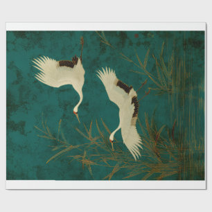 Decorative Gift Wrapping Paper Japanese Crane