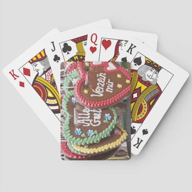 Decorative gingerbread cookies playing cards (Back)